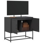 vidaXL Dulap TV, negru, 68,5x39x60,5 cm, oțel