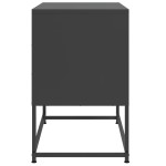 vidaXL Dulap TV, negru, 68,5x39x60,5 cm, oțel