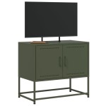 vidaXL Dulap TV, verde măsliniu, 68,5x39x60,5 cm, oțel vidaXL Dulap TV, verde măsliniu, 68,5x39x60,5 cm, oțel