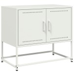 vidaXL Dulap TV, alb, 68,5x39x60,5 cm, oțel vidaXL Dulap TV, alb, 68,5x39x60,5 cm, oțel