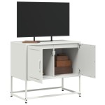 vidaXL Dulap TV, alb, 68,5x39x60,5 cm, oțel vidaXL Dulap TV, alb, 68,5x39x60,5 cm, oțel
