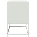 vidaXL Dulap TV, alb, 68,5x39x60,5 cm, oțel vidaXL Dulap TV, alb, 68,5x39x60,5 cm, oțel