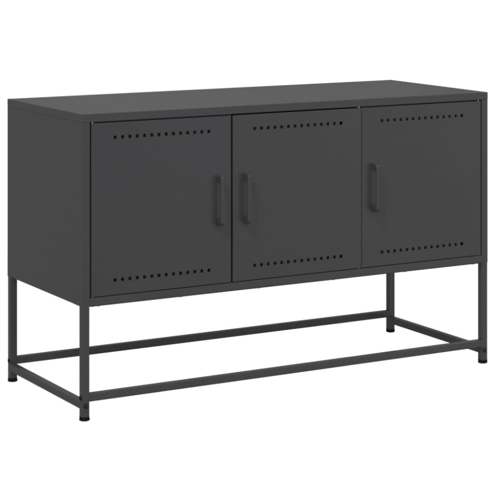 vidaXL Dulap TV, negru, 68,5x39x60,5 cm, oțel