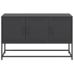 vidaXL Dulap TV, negru, 68,5x39x60,5 cm, oțel