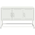 vidaXL Dulap TV, alb, 100,5x39x60,5 cm, oțel vidaXL Dulap TV, alb, 100,5x39x60,5 cm, oțel