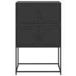 vidaXL Dulap, negru, 68,5x38,5x107 cm, oțel