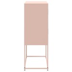 vidaXL Dulap, roz, 68,5x38,5x107 cm, oțel