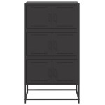 vidaXL Dulap, negru, 68,5x38,5x123,5 cm, oțel