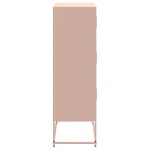 vidaXL Dulap, roz, 68,5x38,5x123,5 cm, oțel