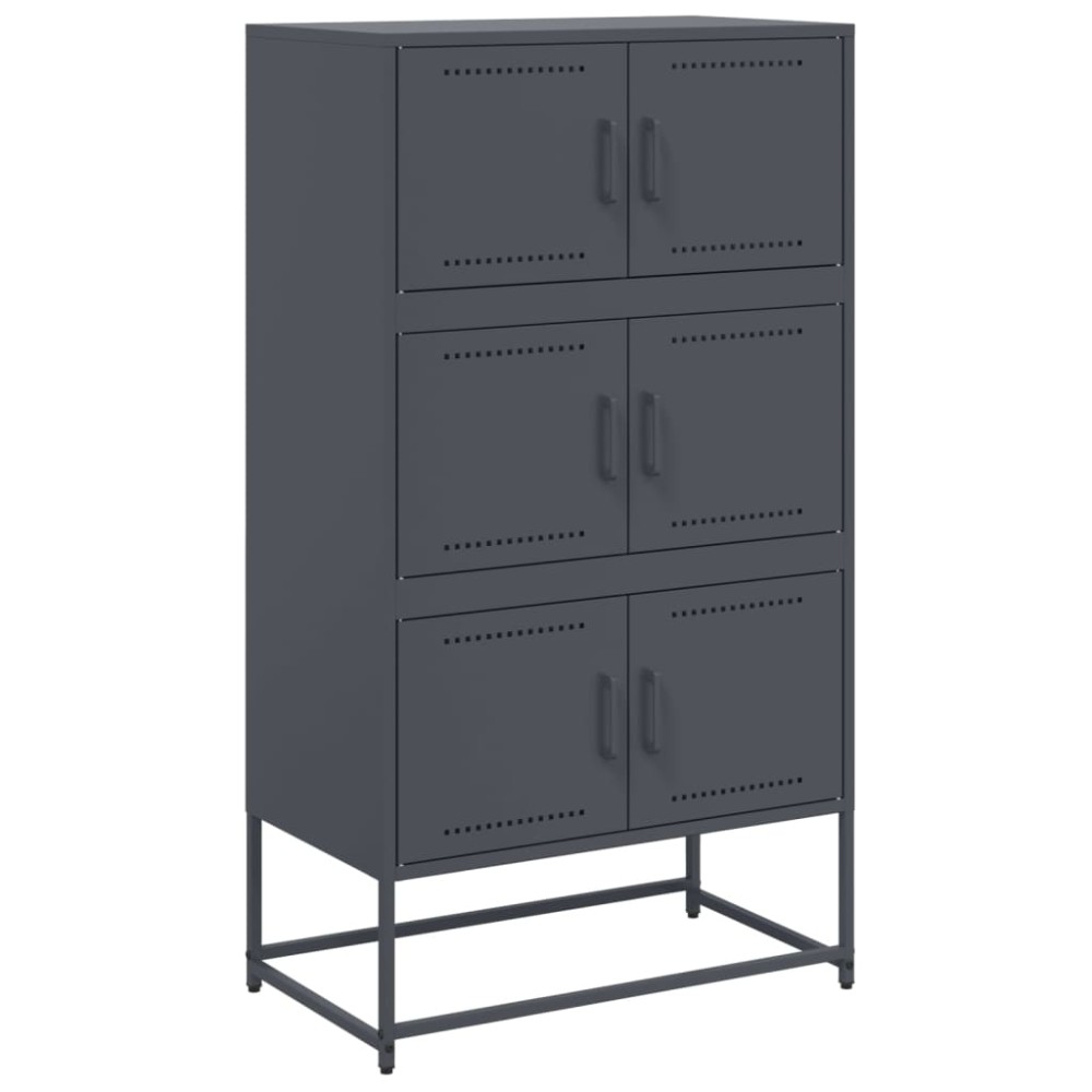 vidaXL Dulap, antracit, 68,5x38,5x123,5 cm, oțel