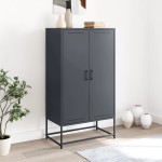 vidaXL Dulap înalt, antracit, 68,5x38,5x123,5 cm, oțel vidaXL Dulap înalt, antracit, 68,5x38,5x123,5 cm, oțel