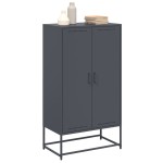 vidaXL Dulap înalt, antracit, 68,5x38,5x123,5 cm, oțel vidaXL Dulap înalt, antracit, 68,5x38,5x123,5 cm, oțel