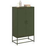 vidaXL Dulap înalt, verde măsliniu, 68,5x38,5x123,5 cm, oțel vidaXL Dulap înalt, verde măsliniu, 68,5x38,5x123,5 cm, oțel