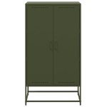 vidaXL Dulap înalt, verde măsliniu, 68,5x38,5x123,5 cm, oțel vidaXL Dulap înalt, verde măsliniu, 68,5x38,5x123,5 cm, oțel