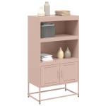 vidaXL Dulap înalt, roz, 68,5x38,5x123,5 cm, oțel