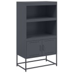 vidaXL Dulap înalt, antracit, 68,5x38,5x123,5 cm, oțel vidaXL Dulap înalt, antracit, 68,5x38,5x123,5 cm, oțel
