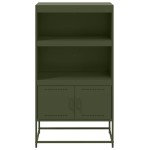 vidaXL Dulap înalt, verde măsliniu, 68,5x38,5x123,5 cm, oțel vidaXL Dulap înalt, verde măsliniu, 68,5x38,5x123,5 cm, oțel