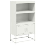 vidaXL Dulap înalt, alb, 68,5x38,5x123,5 cm, oțel
