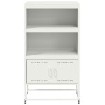 vidaXL Dulap înalt, alb, 68,5x38,5x123,5 cm, oțel