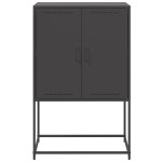 vidaXL Dulap înalt, negru, 68,5x38,5x107 cm, oțel