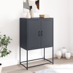 vidaXL Dulap înalt, antracit, 68,5x38,5x107 cm, oțel vidaXL Dulap înalt, antracit, 68,5x38,5x107 cm, oțel