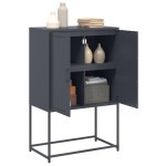 vidaXL Dulap înalt, antracit, 68,5x38,5x107 cm, oțel vidaXL Dulap înalt, antracit, 68,5x38,5x107 cm, oțel