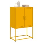 vidaXL Dulap înalt, galben muștar, 68,5x38,5x107 cm, oțel vidaXL Dulap înalt, galben muștar, 68,5x38,5x107 cm, oțel