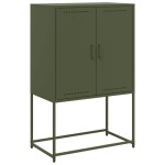 vidaXL Dulap înalt, verde măsliniu, 68,5x38,5x107 cm, oțel vidaXL Dulap înalt, verde măsliniu, 68,5x38,5x107 cm, oțel