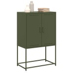 vidaXL Dulap înalt, verde măsliniu, 68,5x38,5x107 cm, oțel vidaXL Dulap înalt, verde măsliniu, 68,5x38,5x107 cm, oțel