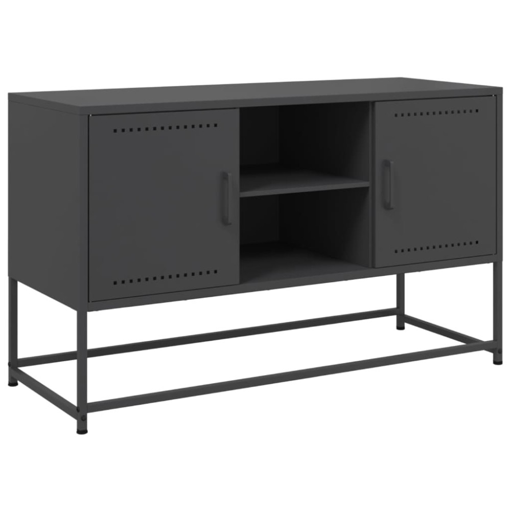 vidaXL Dulap TV, negru, 68,5x39x60,5 cm, oțel