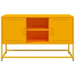 vidaXL Dulap TV, galben muștar, 100,5x39x60,5 cm, oțel
