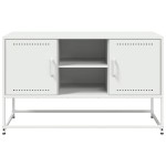 vidaXL Dulap TV, alb, 100,5x39x60,5 cm, oțel vidaXL Dulap TV, alb, 100,5x39x60,5 cm, oțel