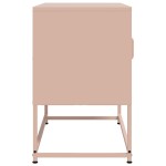 vidaXL Dulap TV, roz, 68x39x60,5 cm, oțel vidaXL Dulap TV, roz, 68x39x60,5 cm, oțel