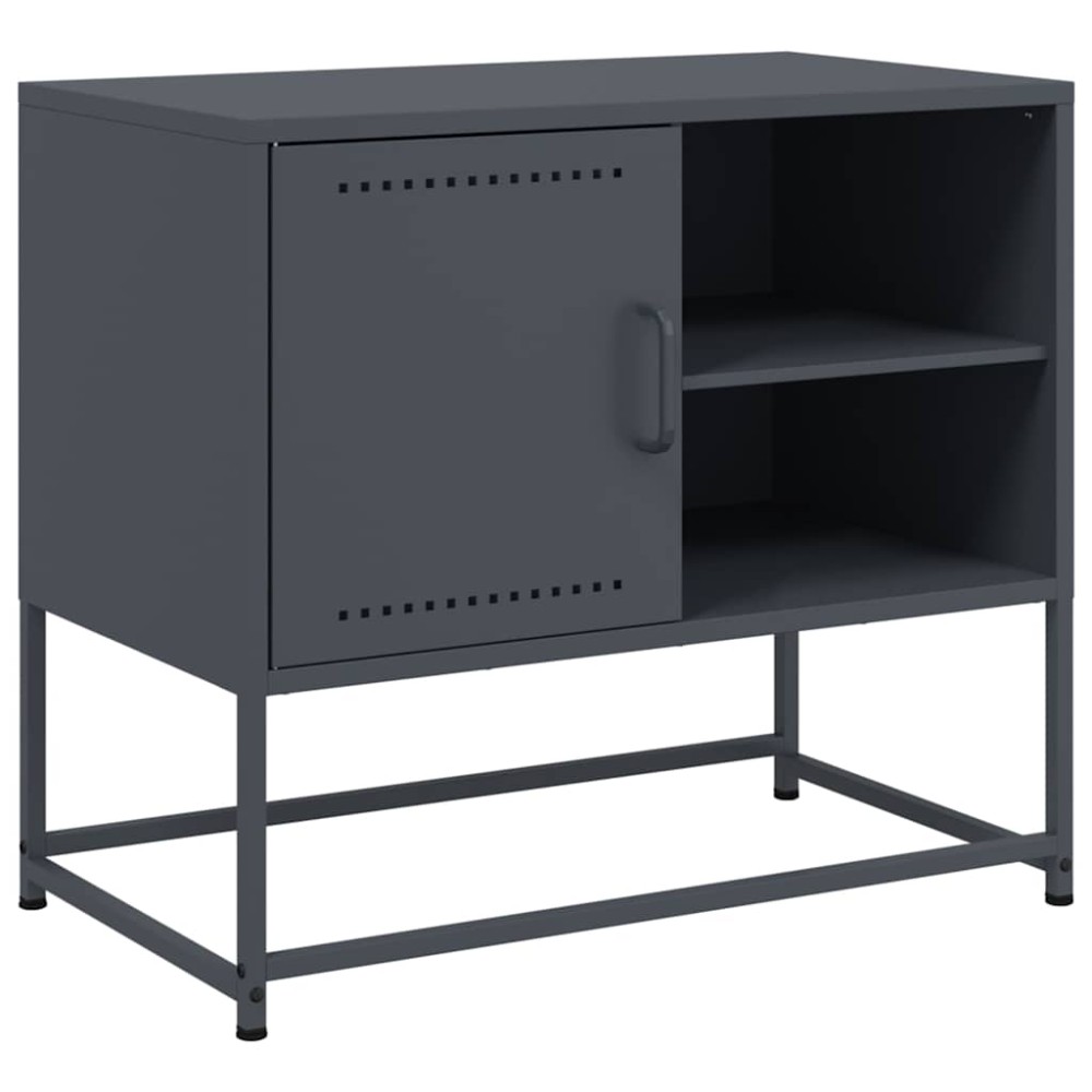 vidaXL Dulap TV, antracit, 68x39x60,5 cm, oțel