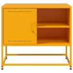 vidaXL Dulap TV, galben muștar, 68x39x60,5 cm, oțel