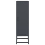 vidaXL Dulap înalt, antracit, 36x39x123 cm, oțel vidaXL Dulap înalt, antracit, 36x39x123 cm, oțel