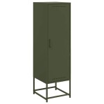 vidaXL Dulap înalt verde măslină 36x39x123 cm oțel vidaXL Dulap înalt verde măslină 36x39x123 cm oțel