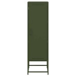 vidaXL Dulap înalt verde măslină 36x39x123 cm oțel vidaXL Dulap înalt verde măslină 36x39x123 cm oțel