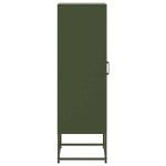vidaXL Dulap înalt verde măslină 36x39x123 cm oțel vidaXL Dulap înalt verde măslină 36x39x123 cm oțel