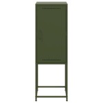 vidaXL Dulap înalt verde măslină 36x39x107 cm oțel vidaXL Dulap înalt verde măslină 36x39x107 cm oțel