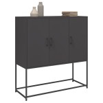 vidaXL Dulap înalt, negru, 100,5x39x107 cm, oțel