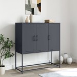 vidaXL Dulap înalt, antracit, 100,5x39x107 cm, oțel vidaXL Dulap înalt, antracit, 100,5x39x107 cm, oțel