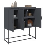 vidaXL Dulap înalt, antracit, 100,5x39x107 cm, oțel vidaXL Dulap înalt, antracit, 100,5x39x107 cm, oțel