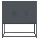 vidaXL Dulap înalt, antracit, 100,5x39x107 cm, oțel vidaXL Dulap înalt, antracit, 100,5x39x107 cm, oțel