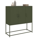 vidaXL Dulap înalt, verde măsliniu, 100,5x39x107 cm, oțel