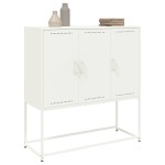 vidaXL Dulap înalt, alb, 100,5x39x107 cm, oțel vidaXL Dulap înalt, alb, 100,5x39x107 cm, oțel
