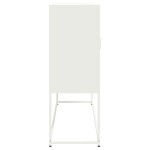 vidaXL Dulap înalt, alb, 100,5x39x107 cm, oțel vidaXL Dulap înalt, alb, 100,5x39x107 cm, oțel