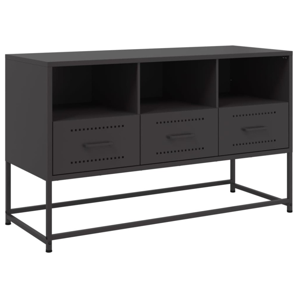 vidaXL Dulap TV, negru, 68,5x39x60,5 cm, oțel