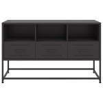 vidaXL Dulap TV, negru, 68,5x39x60,5 cm, oțel vidaXL Dulap TV, negru, 68,5x39x60,5 cm, oțel