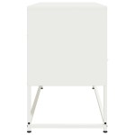 vidaXL Dulap TV, alb, 100,5x39x60,5 cm, oțel vidaXL Dulap TV, alb, 100,5x39x60,5 cm, oțel